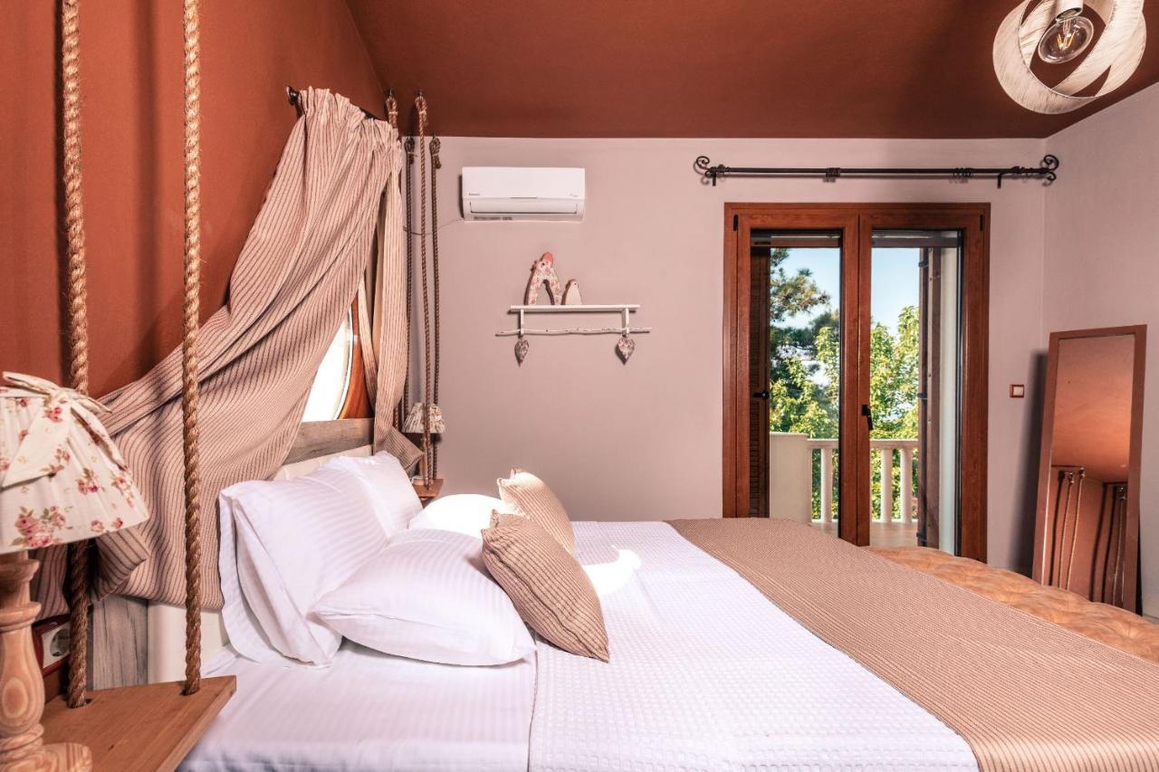 Fokas Luxury Villa Prínos Exterior foto