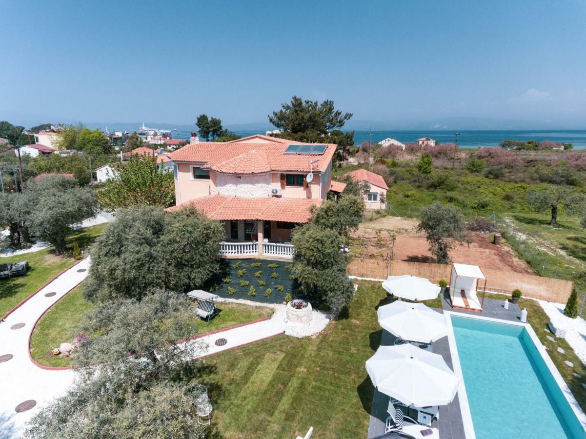 Fokas Luxury Villa Prínos Exterior foto