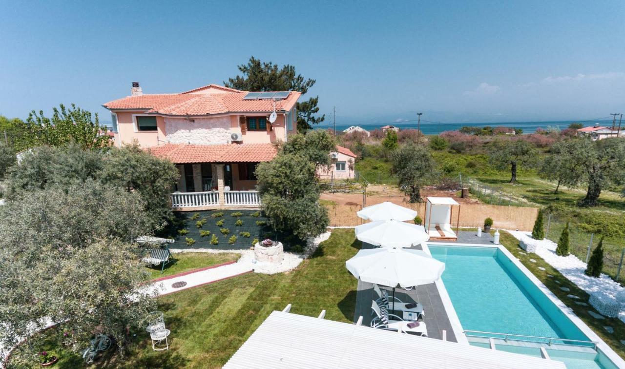 Fokas Luxury Villa Prínos Exterior foto